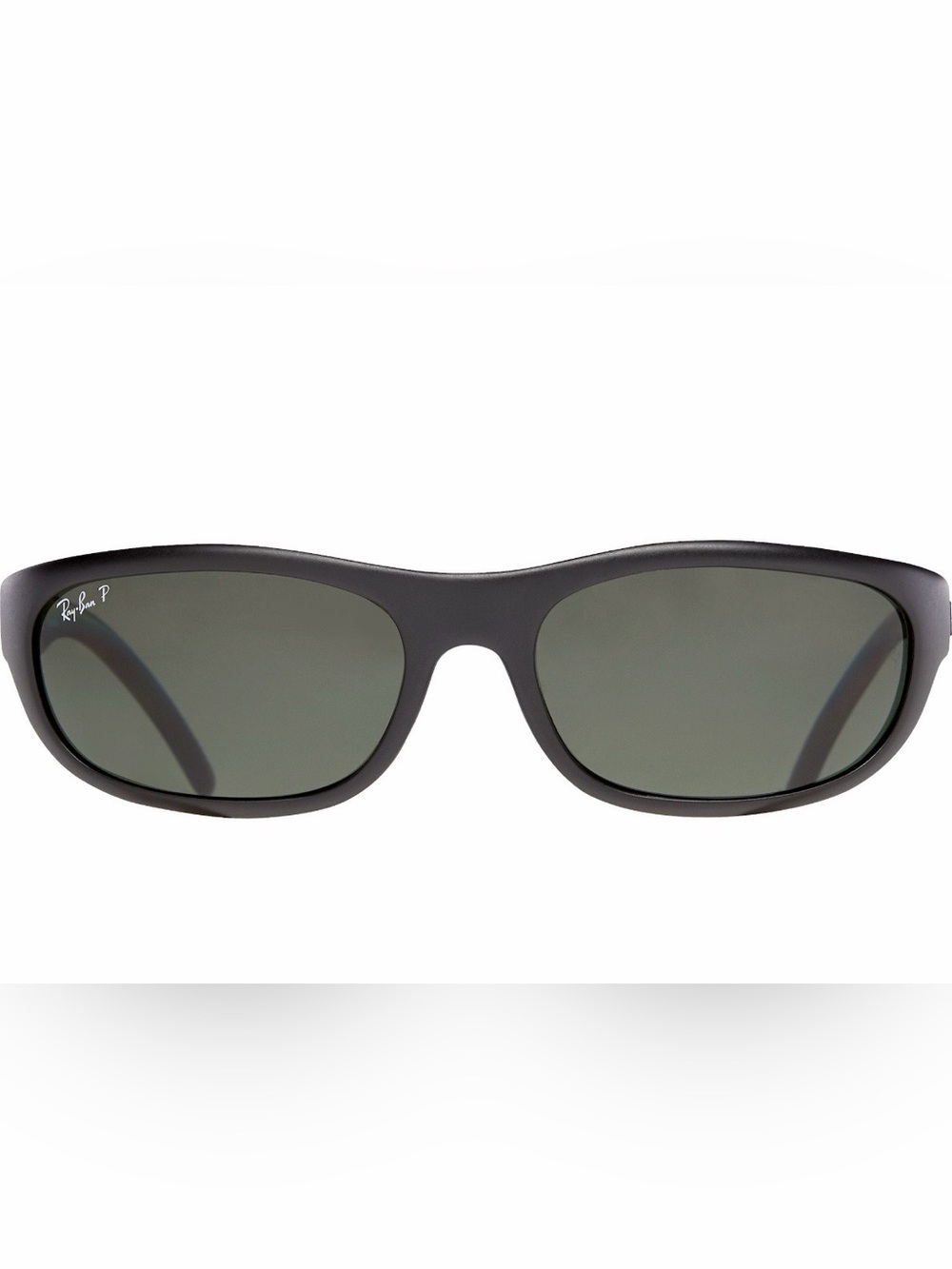 Ray-Ban Predator Polarized Sunglasses Matte Black Green Lens RB4033 601-S/48